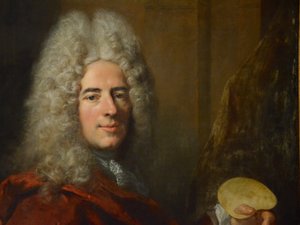 Retrato de Jacques-Antoine Arlaud (detalle) de Largilliere